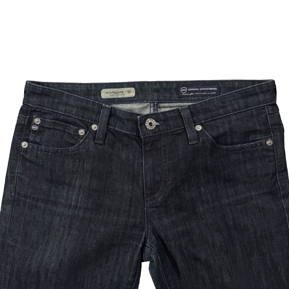 Adriano Goldschmied AG Jeans Women 28R (30x31) Legging Super Skinny Dark Wash